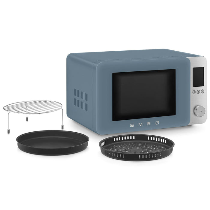 EAN 8017709356620 - Smeg MOC02SBMEU microondas Azul Microondas combinado Encimera 27 L 1450 W imagen 11