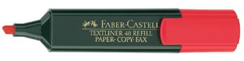 EAN 4005401548218 - Faber-Castell 154821 marcador 1 pieza(s) Punta de cincel Rojo imagen 1