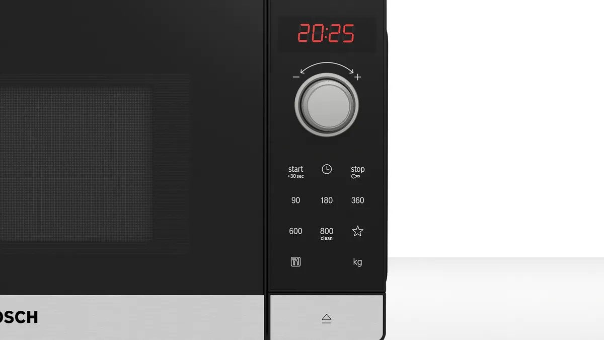 EAN 4242005296835 - Bosch Serie 2 FFL023MS2 microondas Negro, Acero inoxidable Solo microondas Encimera 20 L 800 W imagen 2