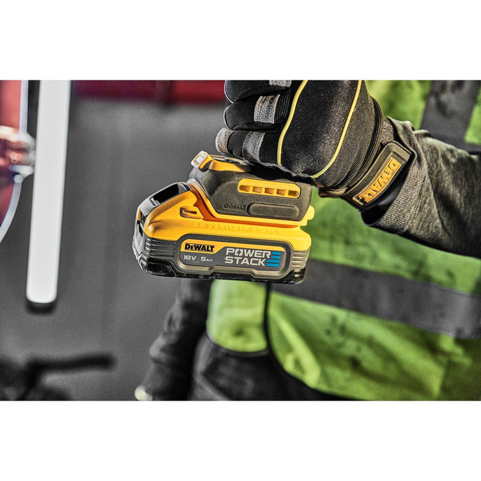 Batería Dewalt Powerstack Dcbp518, 18volt 5ah Amarillo/Negro Dcbp518-Xj