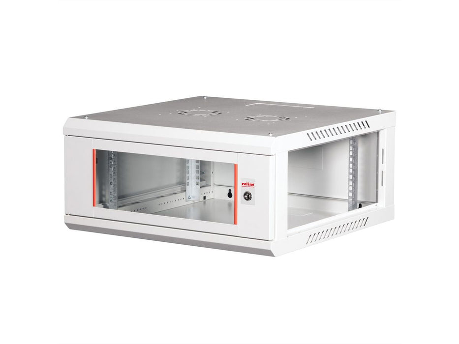 Roline 19-Zoll Wandgehuse Basic Plus 4he, 600x600 Bxt Grau