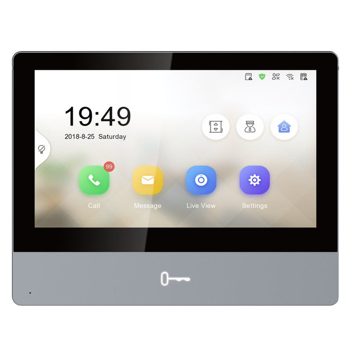 Hikvision Ds-Kh8350-Te1 Sistema De Intercomunicación De Video 17,8 Cm (7") Negro, Gris