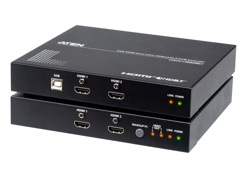 Aten Ce824-At-G Usb Hdmi Doble View Hdbaset2.0 Kvm Extend