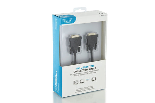 EAN 4016032383413 - Digitus 2m, 2xDVI-D cable DVI DVI-D Negro imagen 2
