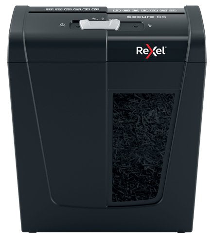 EAN 5028252615259 - Rexel Secure S5 triturador de papel Corte en tiras 68 dB Negro imagen 1