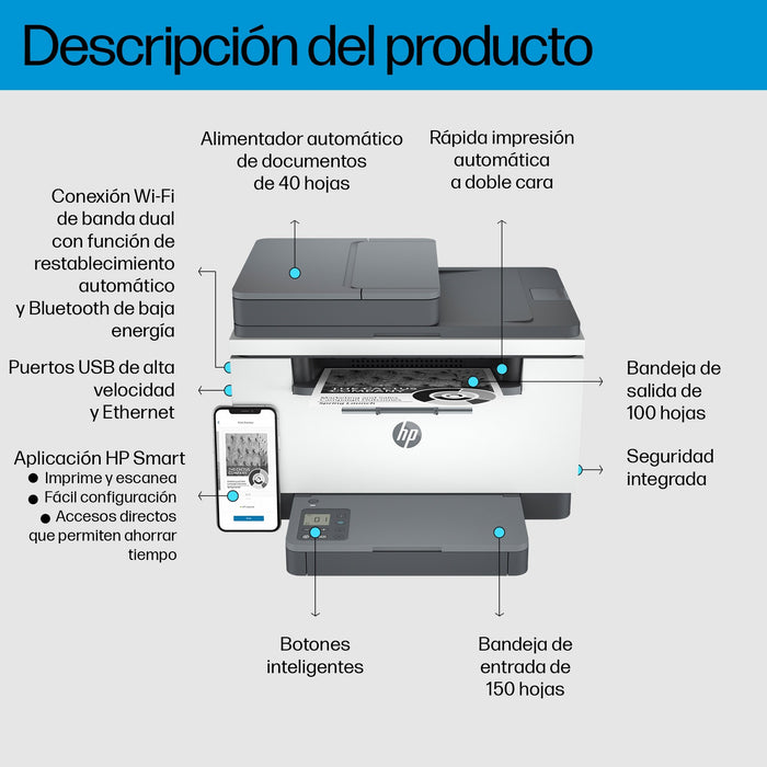 EAN 0197961893021 - HP LaserJet MFP M235sdw Printer Laser A4 600 x 600 DPI 27 ppm Wifi imagen 16