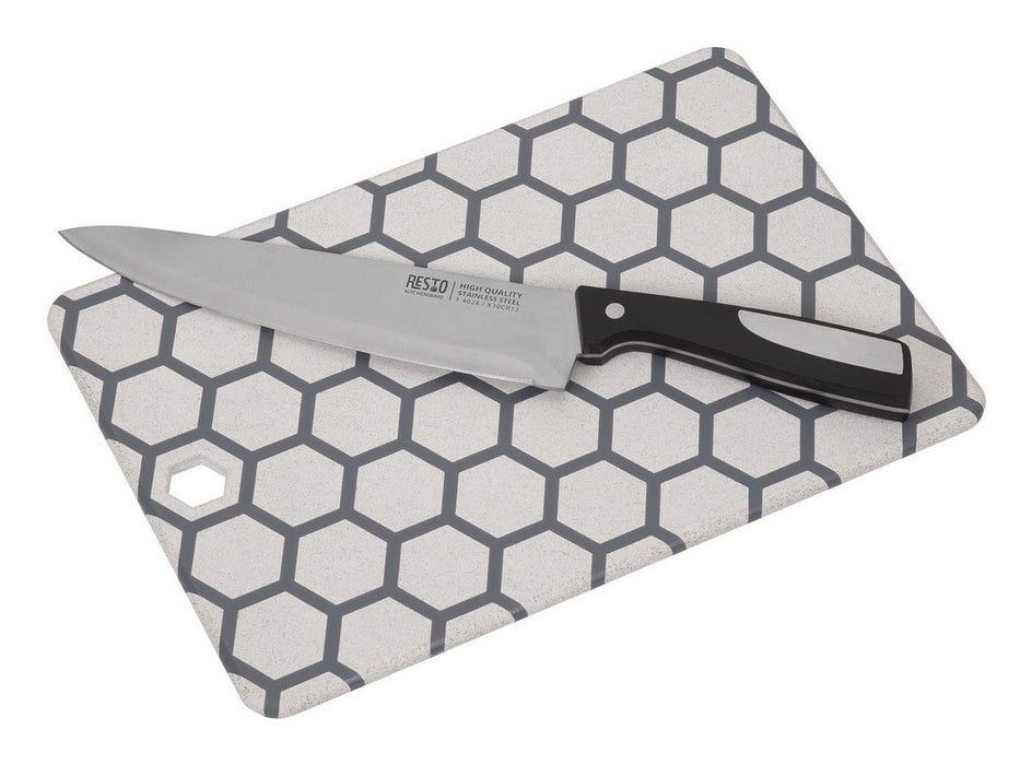 EAN 4260403577653 - Resto Kitchenware 95401 tabla de cocina para cortar Rectangular Plástico Gris, Blanco imagen 7