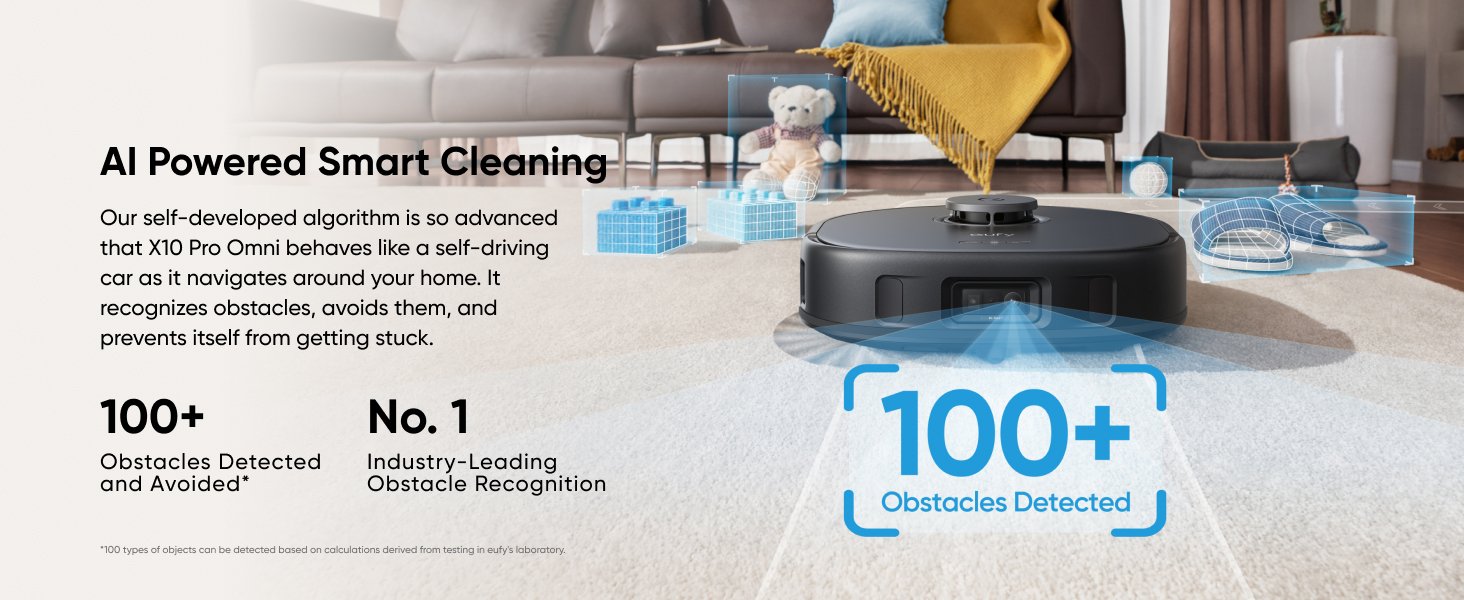 Robot De Limpieza Con Estación De Vaciado Automático Eufy X10 Pro Omni