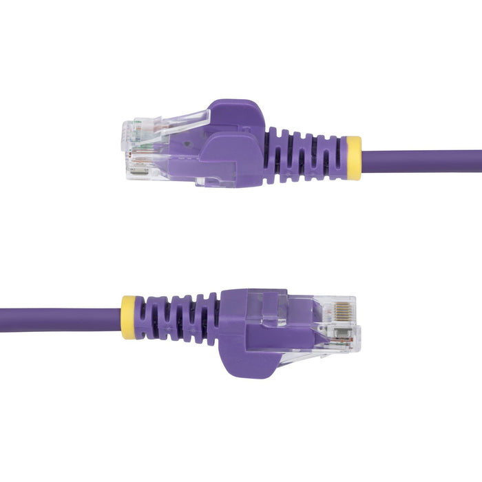 EAN 0065030918565 - StarTech.com N6PAT100CMPLS cable de red Púrpura U/UTP (UTP) Alrededor imagen 3