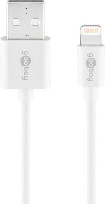 EAN 4040849546006 - Goobay 54600 cable de conector Lightning 1 m Blanco imagen 1