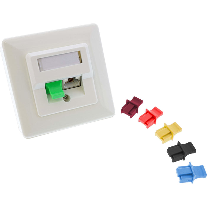 Inline Dust Cover Para Enchufe Rj45 Azul 100 Uds.