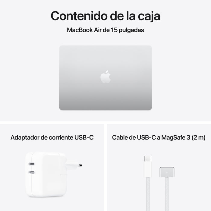 EAN 0195949840272 - Apple MacBook Air Apple M M4 Portátil 38,9 cm (15.3") 16 GB 256 GB SSD Wi-Fi 6E (802.11ax) macOS Sequoia  imagen 11