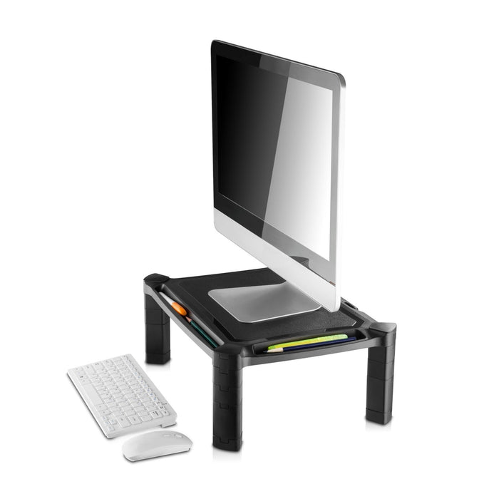 Height Adjustable Riser Stand Desk 435x330x168mm Black