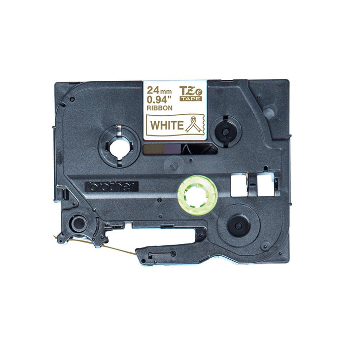 EAN 4977766801881 - Brother TZE-R254 cinta para impresora de etiquetas Oro sobre blanco imagen 6