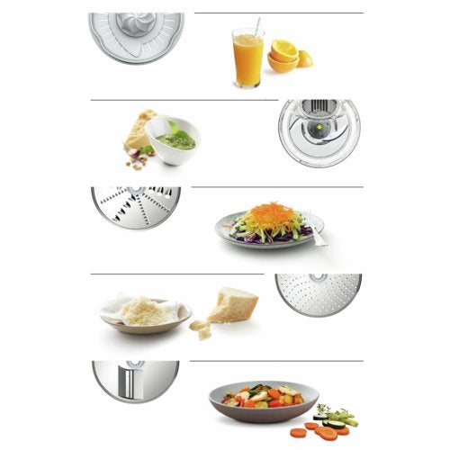 Bosch Home Trituradora Continua Veggielove Plus, Picadora Para Robot De Cocina Optimum Muz9vlp1