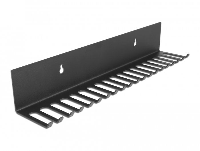 Delock Portacables 318 X 65 Mm Para Montaje En Pared Negro