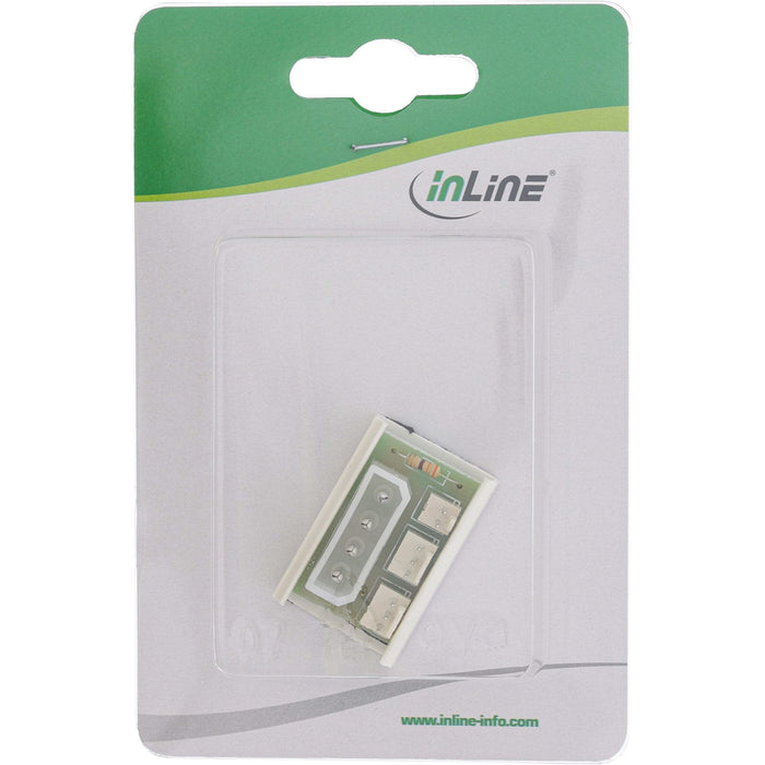 Adaptador De Alimentación Múltiple Para Ventilador Inline Molex De 5,25" A X 2 Ventiladores