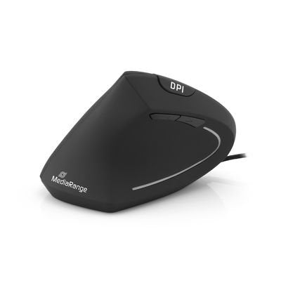 EAN 4260664870418 - MediaRange MROS231 ratón Oficina Izquierda USB tipo A Óptico 2400 DPI imagen 3