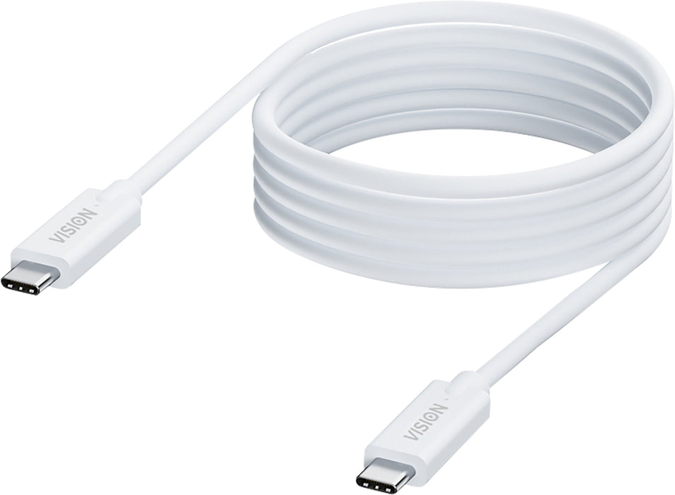 Vision 2m White Usb-C Cable