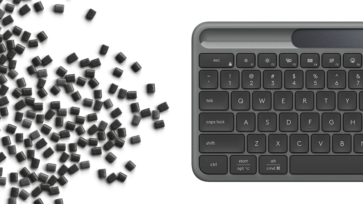 EAN 5099206132351 - Logitech Signature Slim Solar+ K980 teclado Universal RF Wireless + Bluetooth QWERTZ Alemán Grafito imagen 7