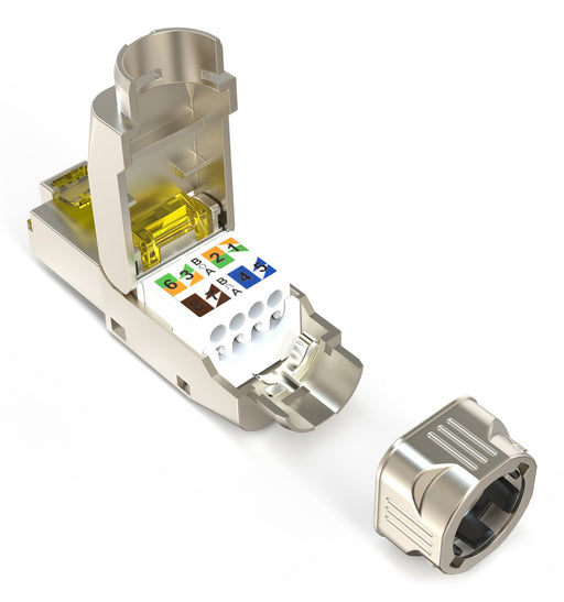 EAN 4016032499367 - Digitus DN-93638 conector RJ-45 Plata, Amarillo imagen 2