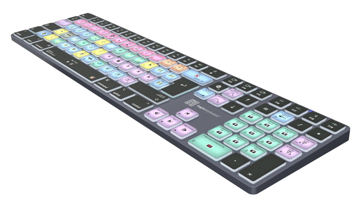 EAN 5707795022389 - Logickeyboard LKB-FCPX10-TM teclado Oficina Bluetooth QWERTY Francés Gris, Titanio imagen 6