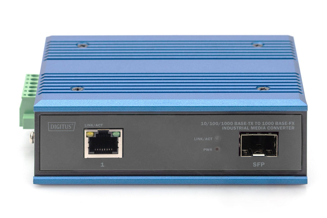 EAN 4016032488200 - Digitus DN-652103-1 convertidor de medio 1000 Mbit/s Multimodo, Monomodo Negro, Azul imagen 2