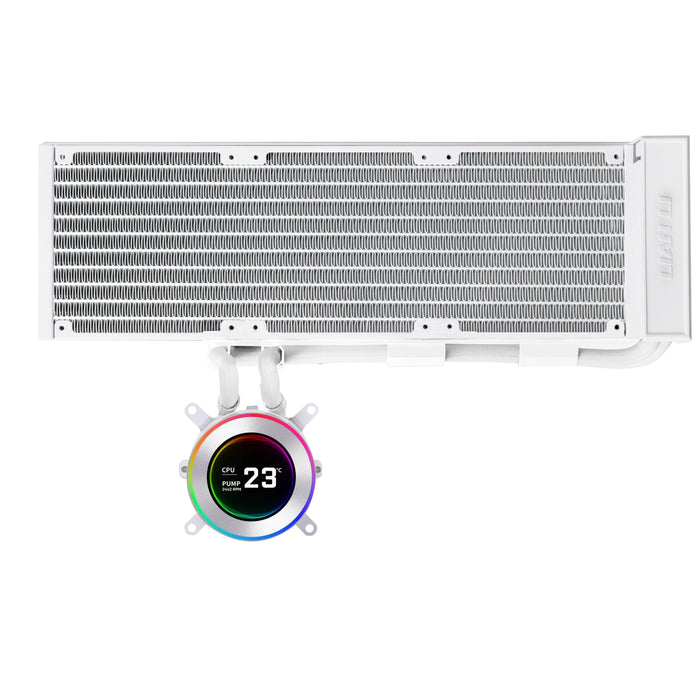 Lian Li Refrigeración Por Agua Ghs2lcd36w / Hydroshift Ii Lcd-C 360n Blanco