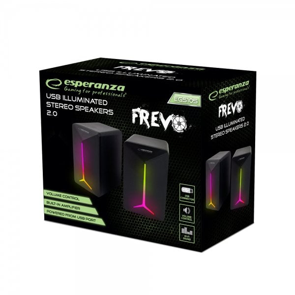 EAN 5901299946442 - Esperanza EGS105 altavoz Negro Alámbrico 5 W imagen 3