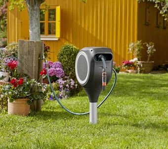 EAN 4078500051965 - Gardena RollUp Carrete de pie Automático Negro, Gris imagen 5