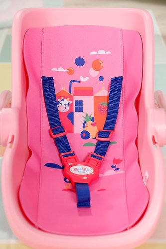 Zapf Creation Baby Born® Silla De Bebé Rosa, Accesorios Para Muñecas Rosa 839843
