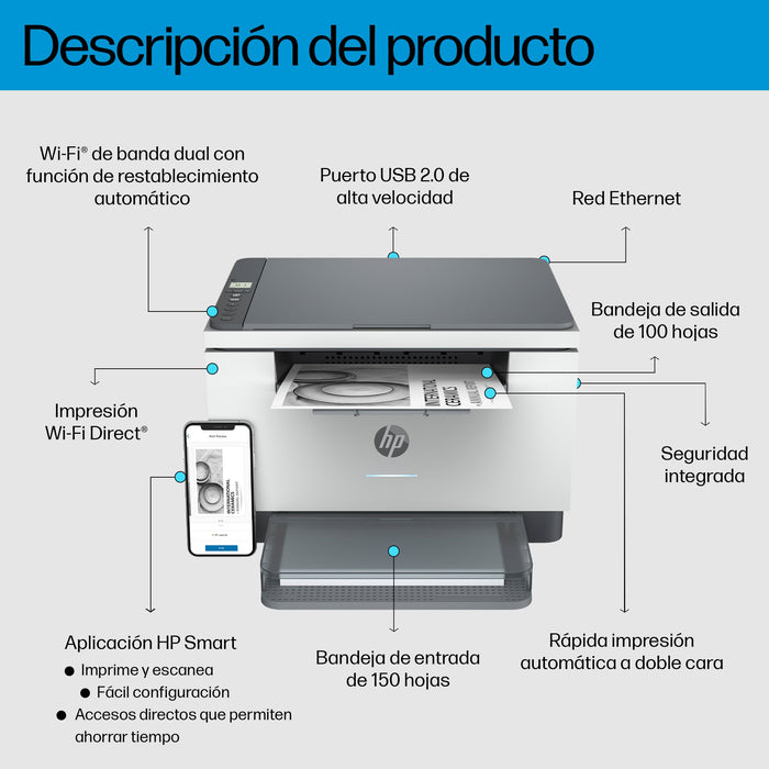 EAN 0194850664212 - HP LaserJet MFP M234dw Printer 600 x 600 DPI A4 Wifi imagen 5