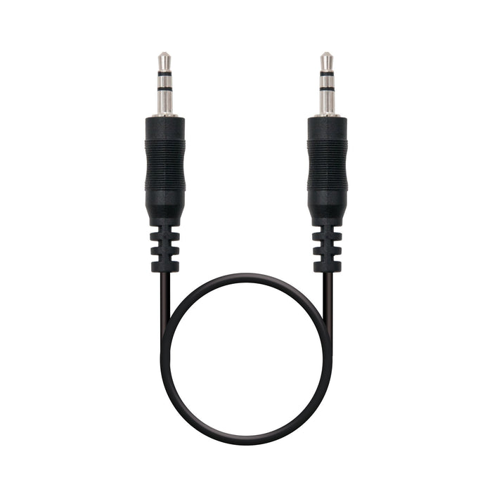 EAN 8433281001077 - Nanocable 10.24.0103 cable de audio 3 m 3,5mm Negro imagen 1