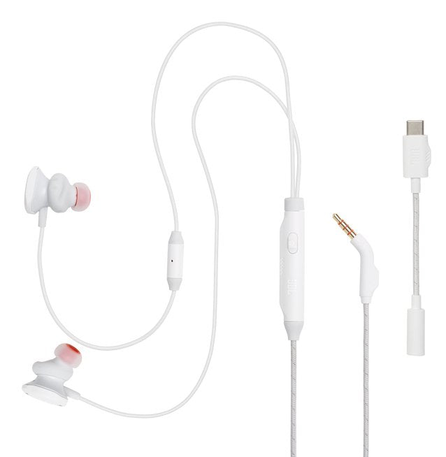 Jbl Quantum 50 C Wired In-Ear Gaming Headphones White Eu