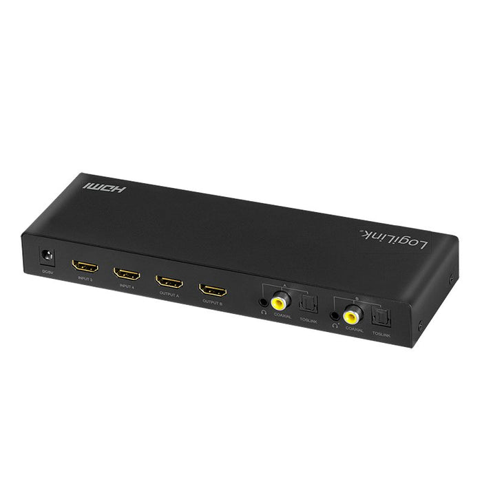 EAN 4052792062472 - LogiLink HD0049 matriz de conmutación Matriz de conmutación AV 5 W imagen 2