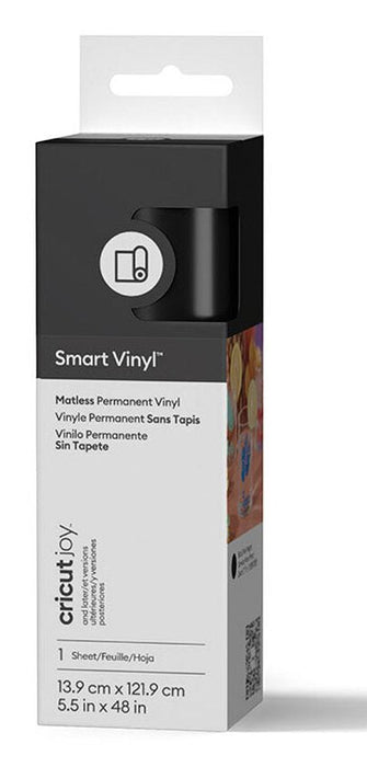 Cricut Smart Vinyl Permanent Joy 14x122cm 1 Sheet (Black)