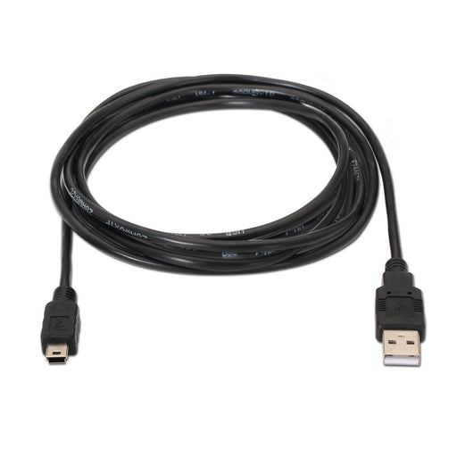 EAN 8436574700220 - AISENS A101-0023 cable USB USB 2.0 0,5 m USB A Mini-USB B Negro imagen 2