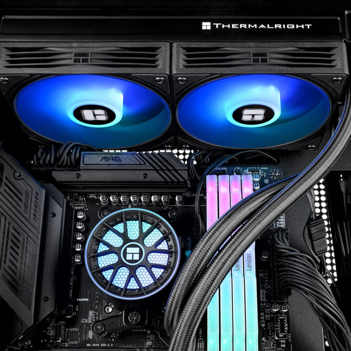 K Kit Watercooling Aio Thermalright Aqua Elite V6 Rgb - 240mm (Noir)