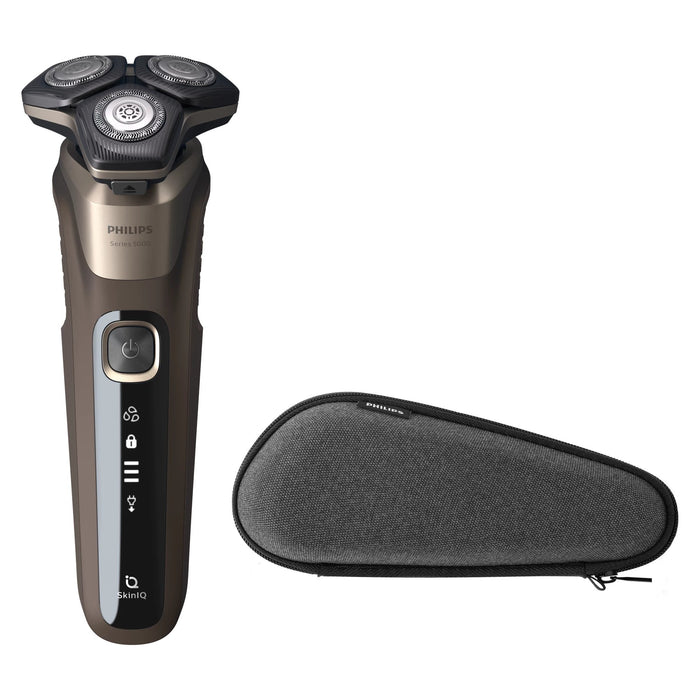 EAN 8710103942399 - Philips SHAVER Series 5000 S5589/30 afeitadora Máquina de afeitar de rotación Recortadora Marrón imagen 1