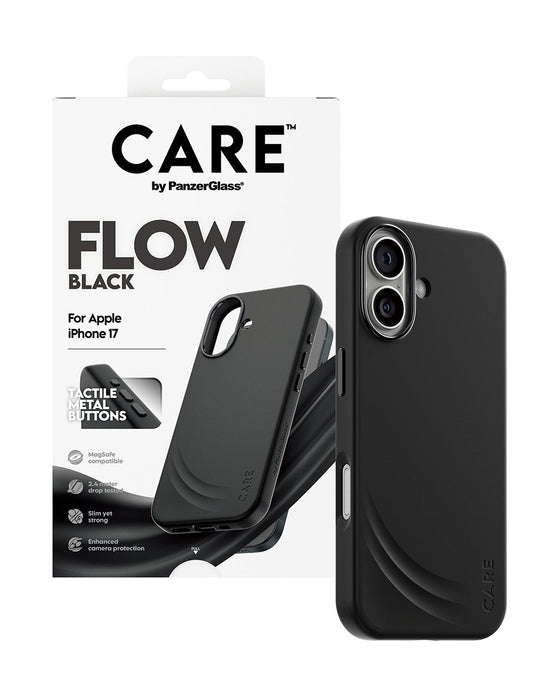 Panzerglass Care By ® Flow Case Black W. Magsafe Iphone 17 Funda Para Apple - Iphone 17 Negro