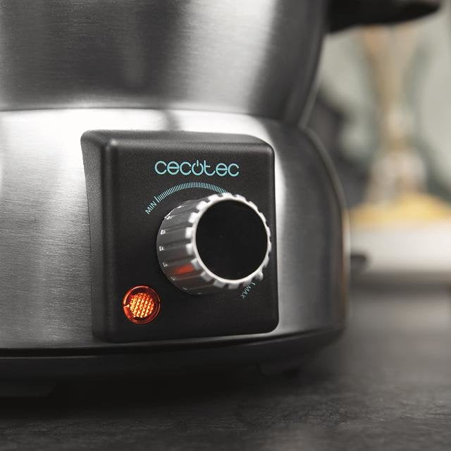 Cecotec Elektrisches Fun Gourmetfondue (Edelstahl, 1.000 Watt) 8018
