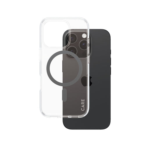 EAN 5715685004124 - PanzerGlass CARE™ by ® Urban Combat Case Transparent w. Black MagSafe iPhone 16 Pro funda para teléfono m imagen 1