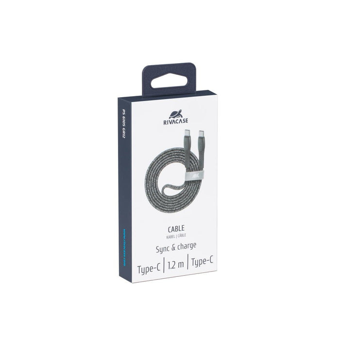 EAN 4260403579497 - Rivacase PS6105 GR12 cable USB USB 2.0 1,2 m USB C Gris imagen 5