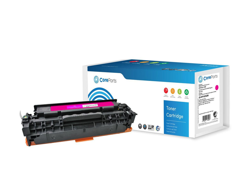 EAN 5704174132493 - CoreParts QI-HP1025ZM cartucho de tóner 1 pieza(s) Compatible Magenta imagen 1