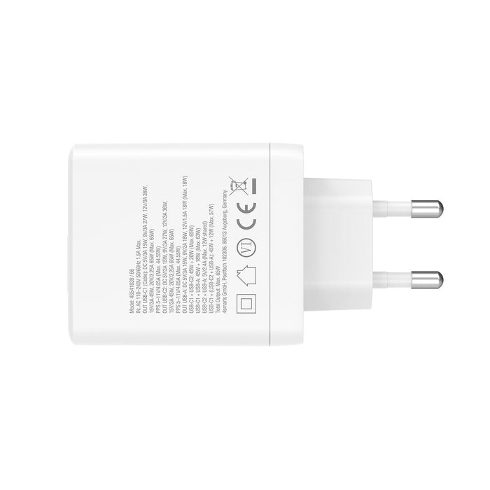 4smarts Cargador De Pared Pdplug Slim 65w Gan Jojo, Blanco