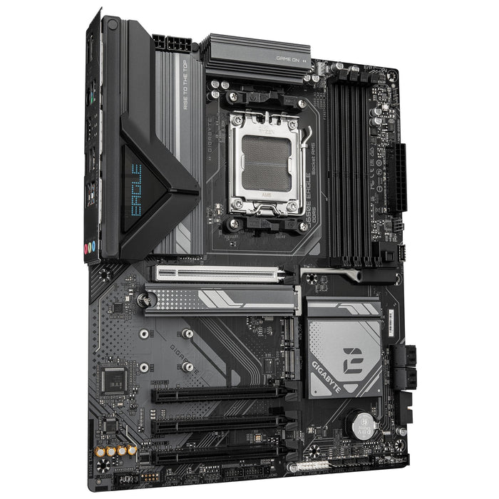Placa Base Gigabyte B650e Eagle  Procesadores Amd Ryzen 9000 Series, Vrm De 8+2+2 Fases, Hasta 8200 Mhz Ddr5 (Oc), 1x Pcie 5.0 + 2x Pcie 4.0 M.2, Lan 2.5 Gbe, Usb 3.2 Gen 2