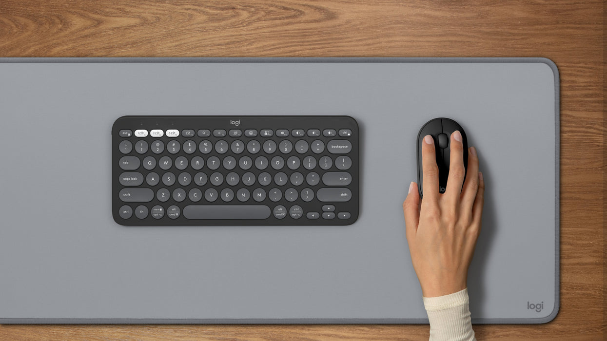 EAN 5099206115811 - Logitech 920-012203 teclado Ratón incluido Universal RF Wireless + Bluetooth QWERTZ Alemán Grafito imagen 7
