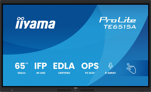 EAN 4948570127481 - iiyama TE6515A-B2AG pantalla de señalización Diseño de quiosco 163,8 cm (64.5") Wifi 550 cd / m² 4K Ultra imagen 2