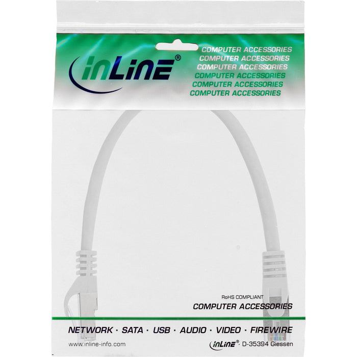 Cable De Red Inline Sf/Utp Cat.5e Blanco 0.3m