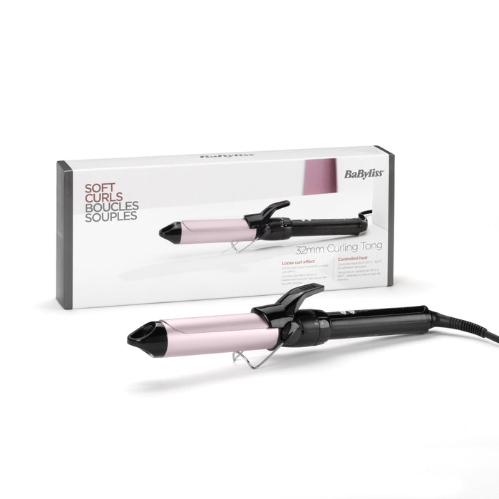 EAN 3030050069426 - BaByliss Pro 180 SublimвЂ™Touch 25 mm Rizador de pelo Caliente Negro, Rosa 1,8 m imagen 3